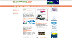 Desktop Screenshot of disabilityworld.com